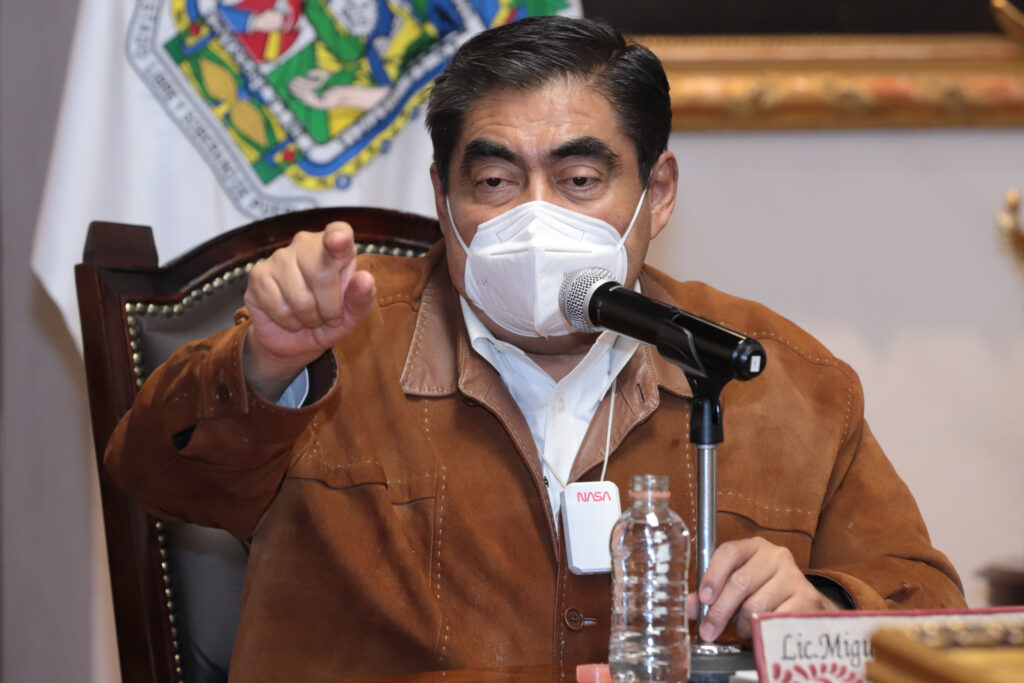 Puebla, Miguel Barbosa, Gobierno del Estado, vacunación, Covid, pandemia