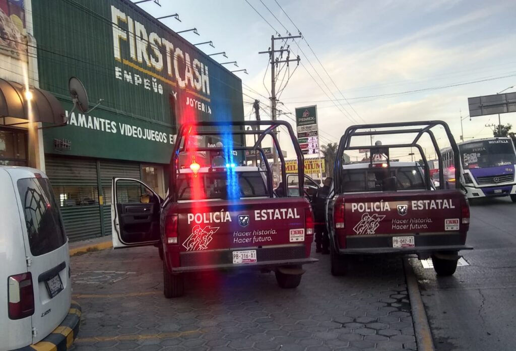 asalto, persecución, enfrentamiento, First Cash, Camino a Tlaltepango, SSC