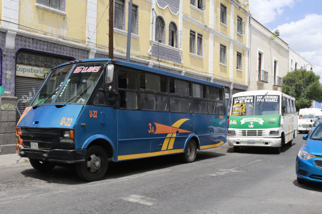 transporte público, Centro Histórico, Rubí Vázquez