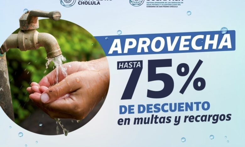 SOSAPACH, agua potable, San Pedro Cholula, Campaña Regularízate