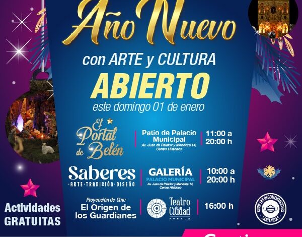 Ayuntamiento, Puebla, arte, cultura, 2023, Año Nuevo
