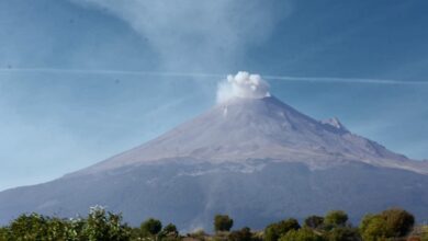 calidad del aire, Puebla, caída de ceniza
