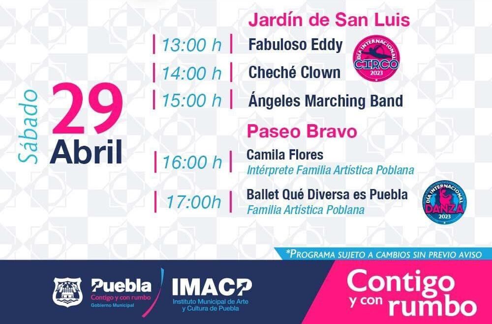 IMACP, Ayuntamiento de Puebla, actividades culturales, mes de la niñez
