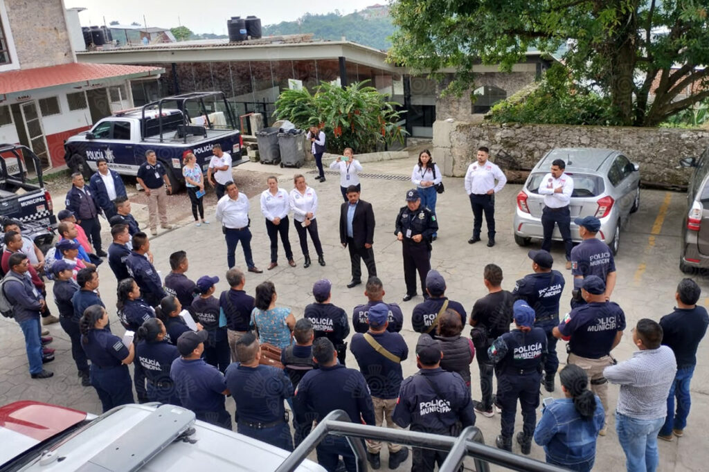 Paz, Seguridad y Justicia, SSP, Sergio Salomón, policías municipales, capacitación