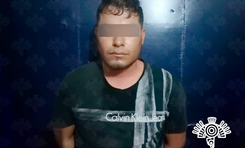 Guadalupe, Policía Estatal, Puebla, arma de fuego, vehículo robado, AK-47