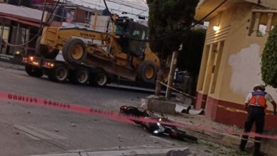 accidente, motociclista, Colonia Amor, Puebla, seguridad vial