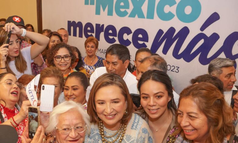 Xóchitl Gálvez, Eduardo Rivera, Nadia Navarro, gubernatura, Elección 2024