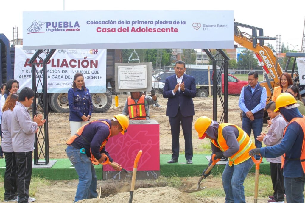 Sergio Salomón Céspedes Peregrina, Casa del Adolescente, Gobierno de Puebla