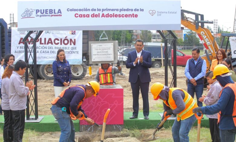 Sergio Salomón Céspedes Peregrina, Casa del Adolescente, Gobierno de Puebla