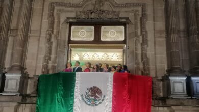 Grito de Independencia, Puebla, Palacio Municipal, Sergio Salomón Céspedes, Zócalo, festejos patrios