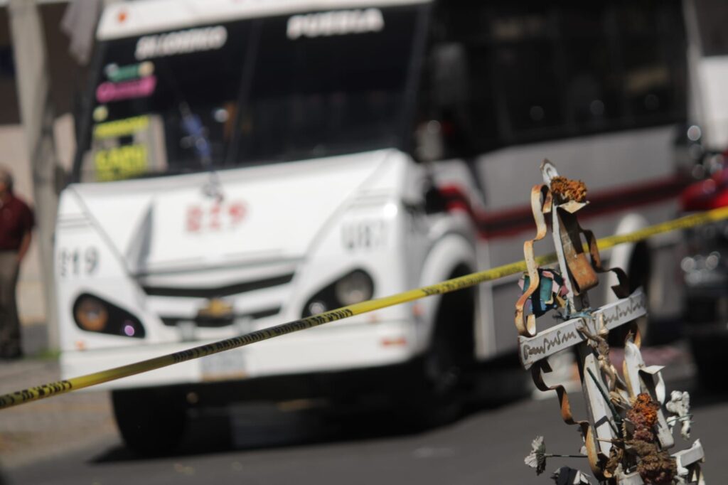 atropellada, transporte público, Bulevar Hermanos Serdán, Movilidad y Transporte