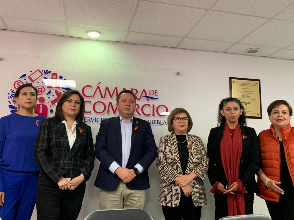 Canaco Puebla, espacios seguros, mujeres, Día Internacional de la Eliminación de la Violencia contra la Mujer