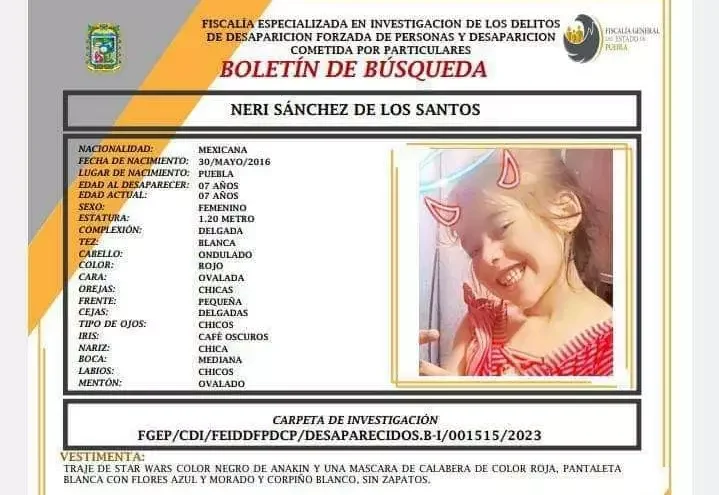 Neri Sánchez, Texmelucan, desaparición, detenidos, FGE