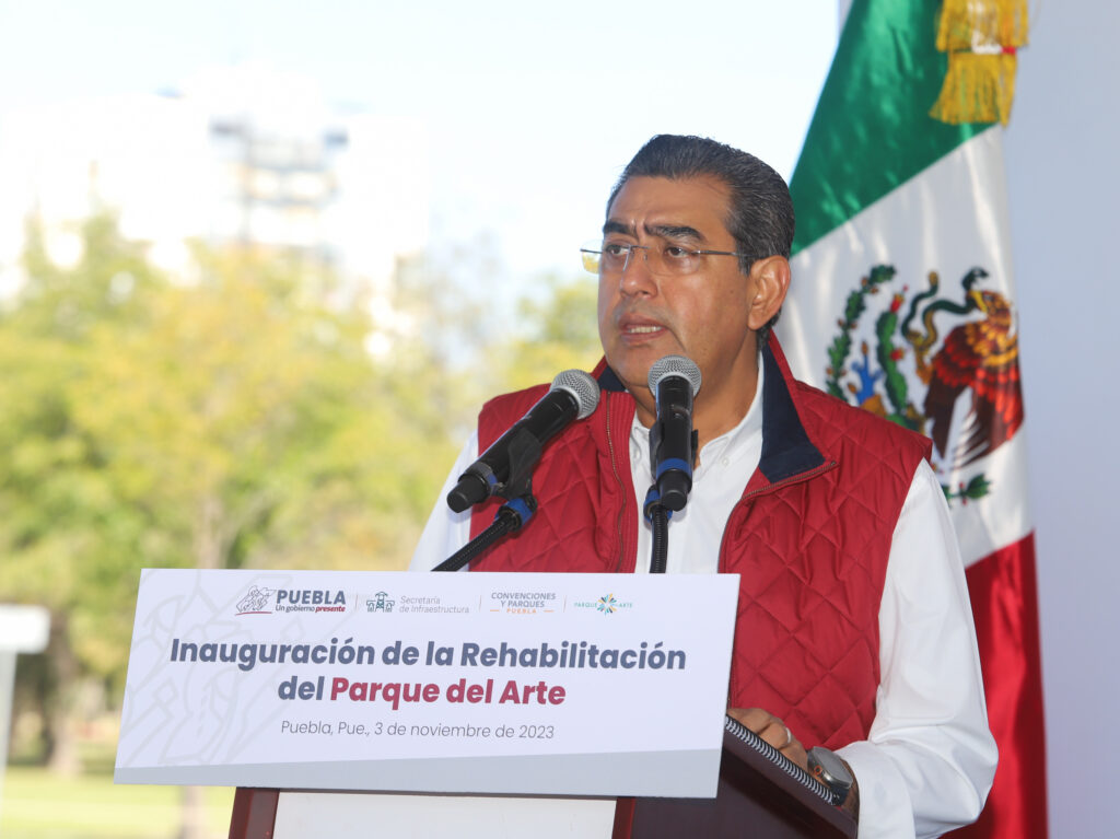 Sergio Salomón Céspedes, Gobierno de Puebla, Parque del Arte