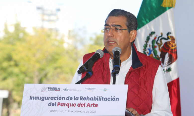 Sergio Salomón Céspedes, Gobierno de Puebla, Parque del Arte