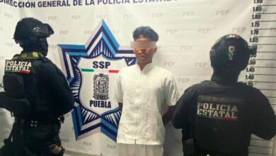 detenido, drogas, San Manuel, SSP, Policía Estatal