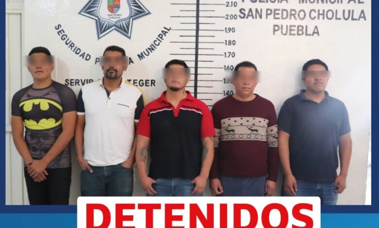 detenidos, levantón, San Pedro Cholula, FGE, investigación