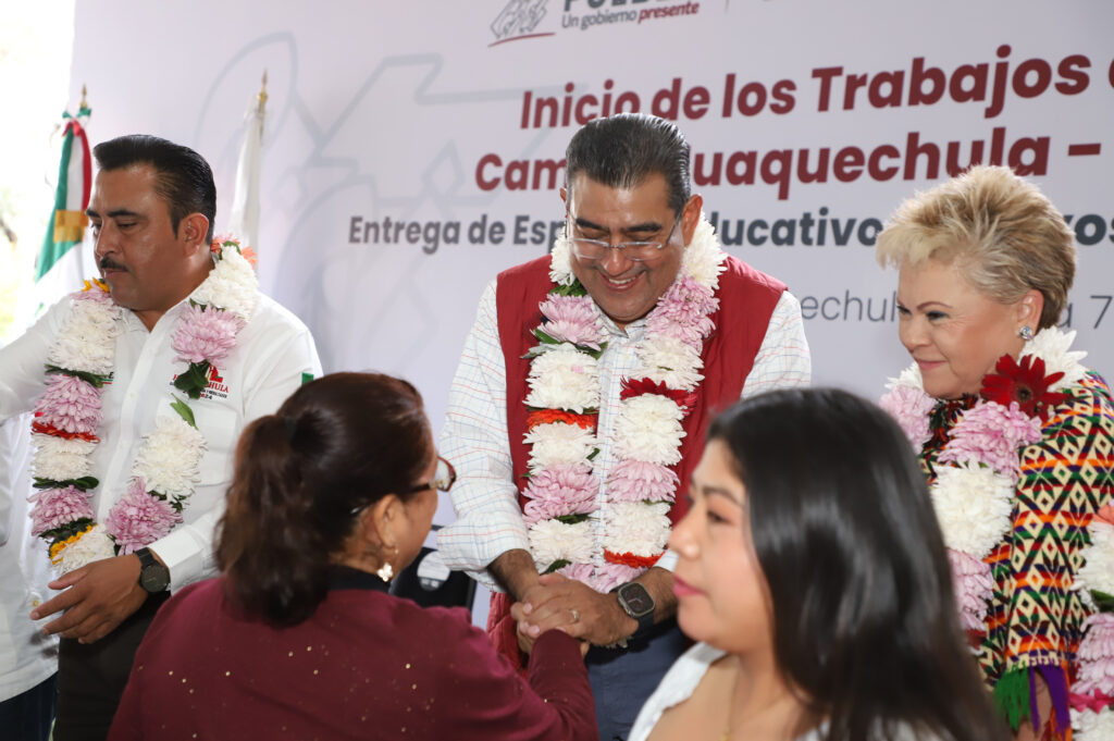 Gobierno de Puebla, Sergio Salomón Céspedes, Huaquechula, Tecalco de Dorantes, obras