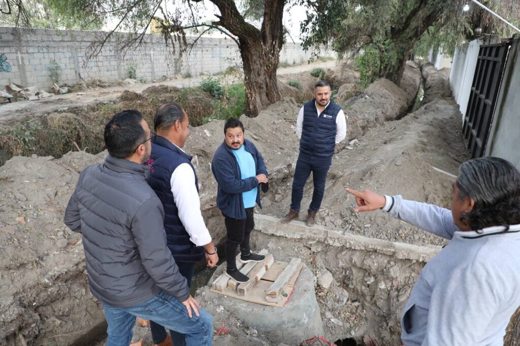 Ayuntamiento de Puebla, Romero Vargas, junta auxiliar, saneamiento, Adán Domínguez