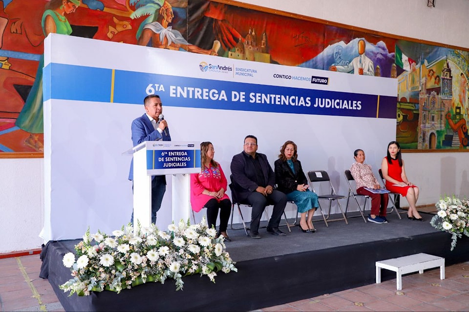 Mundo Tlatehui, San Andrés Cholula, sentencias judiciales, rectificación de actas