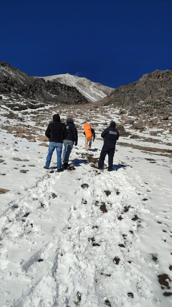 alpinistas, Pico de Orizaba, labores de rescate, Secretaría de Gobernación, Protección Civil Estatal