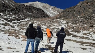 alpinistas, Pico de Orizaba, labores de rescate, Secretaría de Gobernación, Protección Civil Estatal