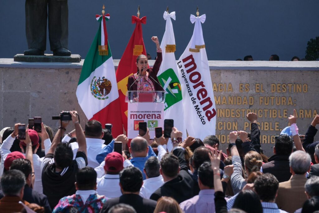 Claudia Sheinbaum, presidencia de México, INE, registro