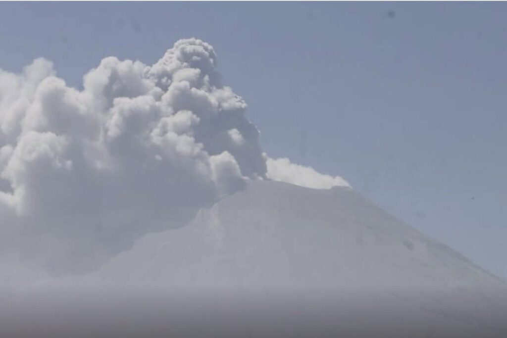 Popocatépetl, semáforo de alerta volcánica, Cenapred