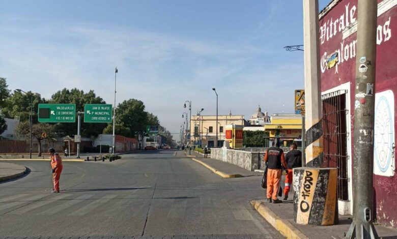 Ayuntamiento de Puebla, caída de ceniza, barrido manual, OOSL