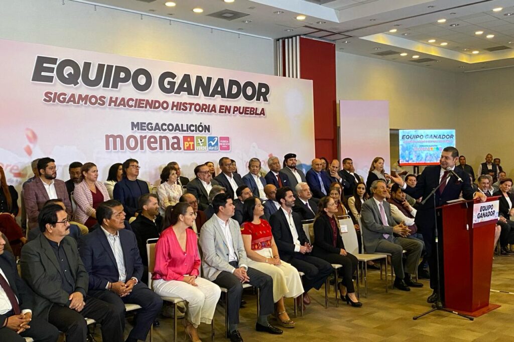 Alejandro Armenta, Equipo Ganador, Sigamos Haciendo Historia, gubernatura Puebla