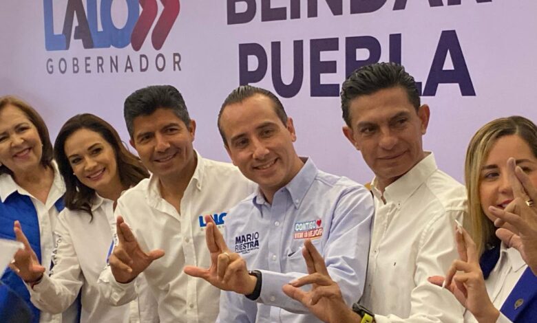 Mario Riestra, Eduardo Rivera Pérez, Lalo Rivera, Mario Riestra, Frente Amplio por Puebla, Blindar Puebla