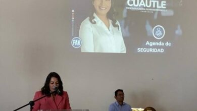 Lupita Cuautle, San Andrés Cholula, candidata a la presidencia municipal, agenda pública, agenda de seguridad