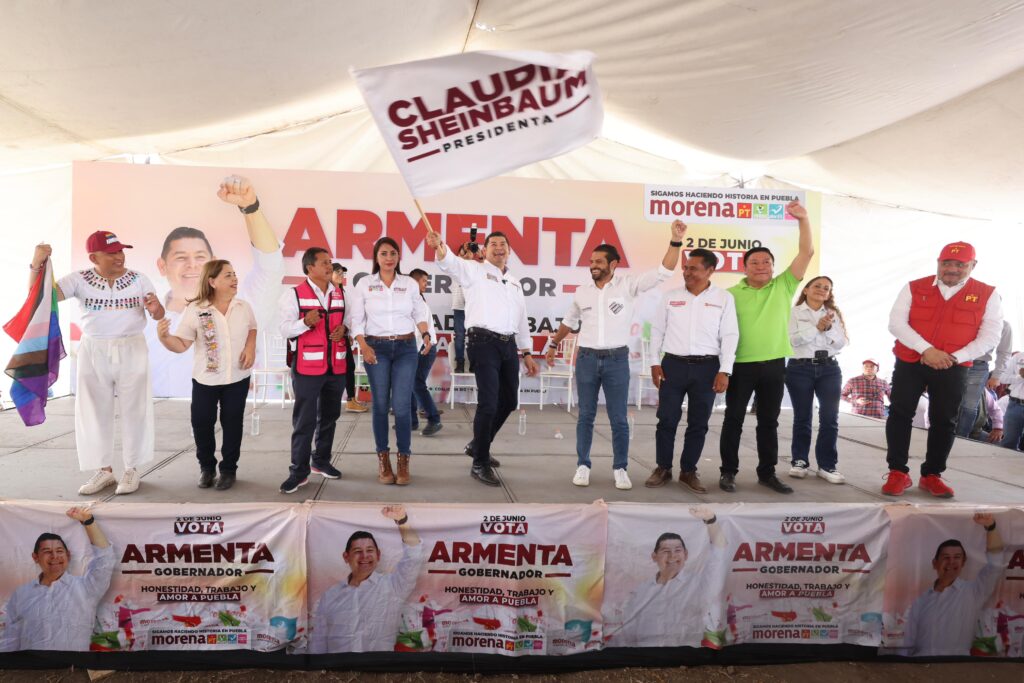 Coronango, Misiones de San Francisco, Alejandro Armenta, gubernatura de Puebla, Sigamos Haciendo Historia