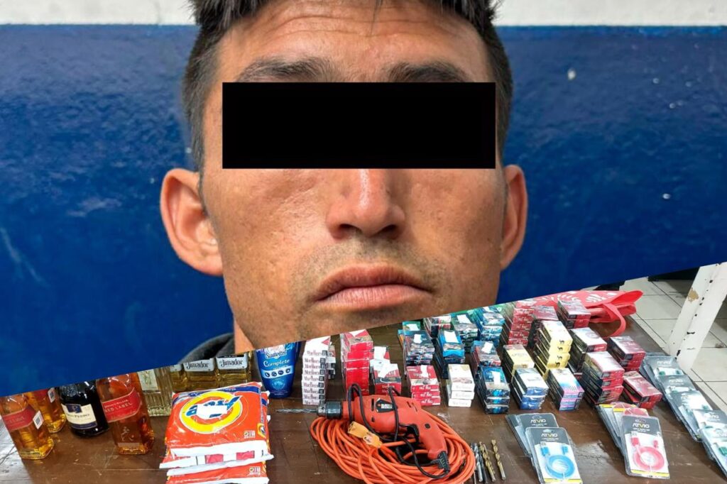 detenido, robo a comercio, Bodega Aurrerá, Policía Municipal, SSC