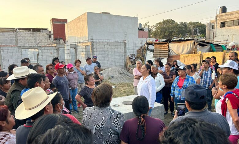 Xóchitl Zárate, colonia 1 de Mayo, candidata a diputada local, elecciones 2024