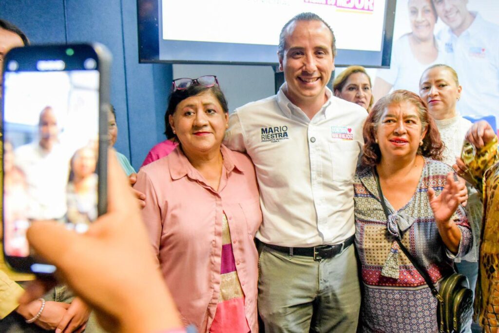 Mario Riestra, candidato a la alcaldía de Puebla, Mejor Rumbo para Puebla, mujeres, deudores alimentarios