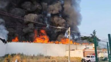 incendio, cerería El Calvario, San Francisco Tepeyecac, Texmelucan, Bomberos