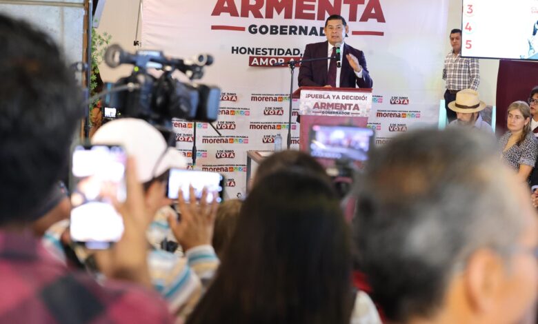 Alejandro Armenta, Mi Casa es Puebla, candidato a la gubernatura de Puebla, Sigamos Haciendo Historia, Elecciones 2024