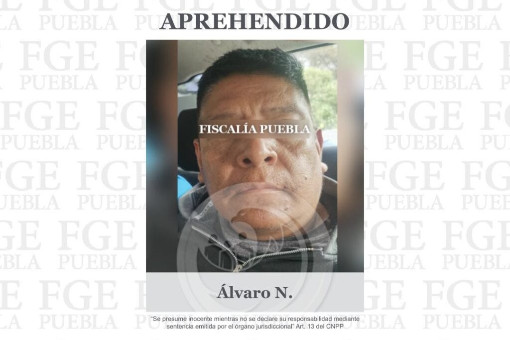 Álvaro Tapia, edil Acteopan, feminicidio, aprehensión, FGE