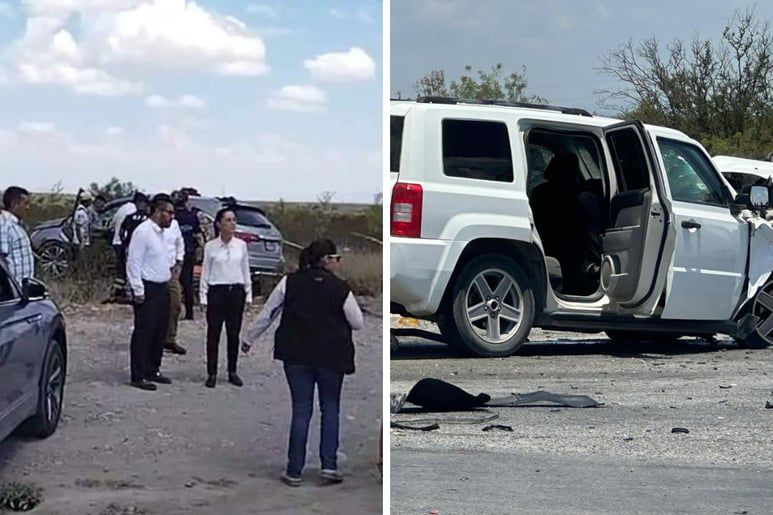 Claudia Sheinbaum, accidente, equipo de trabajo, Monclova, Coahuila