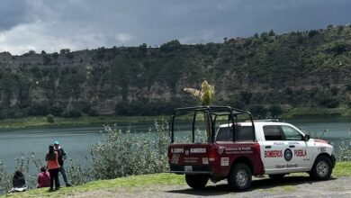 Taxista desaparecido, Ciudad Serdán, Laguna de Aljojuca, buzos, Bomberos del Estado, Marcos Méndez Morelos