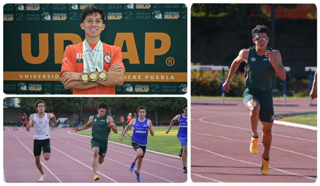 Aztecas UDLAP, atletismo, medallas, campeonato Primera Fuerza