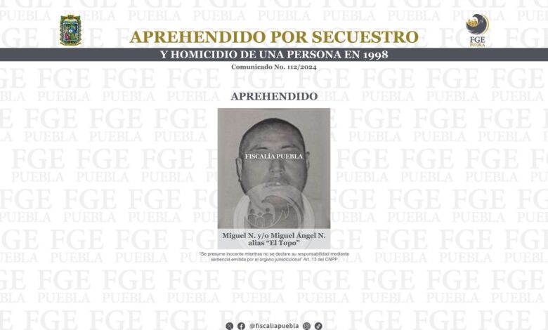 Secuestro, homicidio, San Nicolás Tolentino, Izúcar de Matamoros, FGE