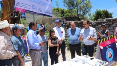 Ayuntamiento de Puebla, pavimentación con concreto hidráulico, El Aguacate