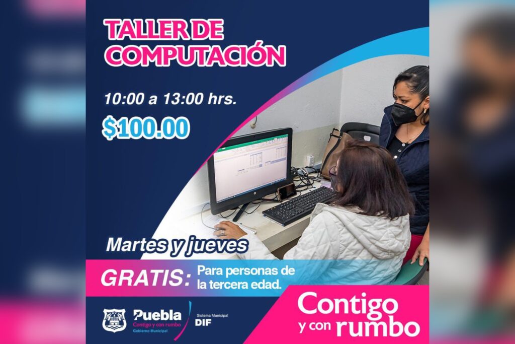 SMDIF, talleres, adultos mayores, Ayuntamiento de Puebla