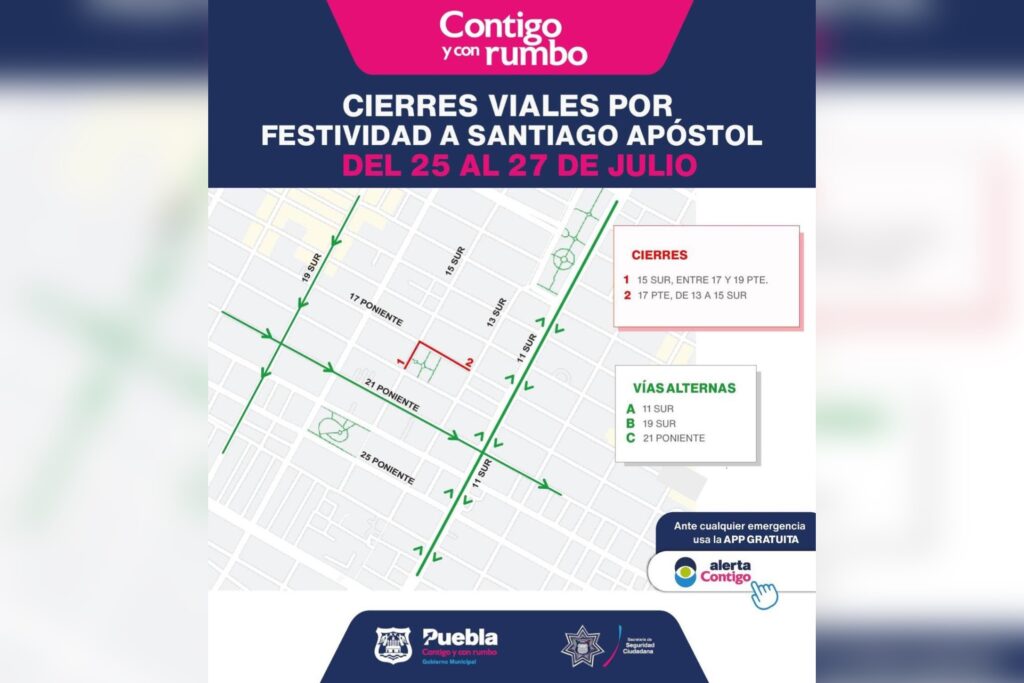 Barrio de Santiago, fiesta patronal Santiago Apóstol, SSC, Segom, PC Municipal