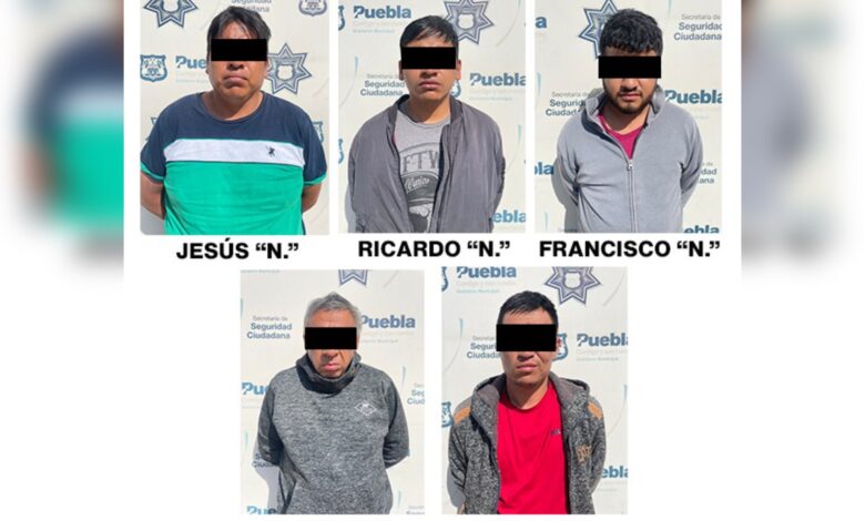 Detenidos, armas de fuego, Secretaría de Seguridad Ciudadana, ataques a las vías de comunicación, autopista México-Puebla