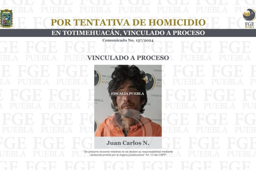 Totimehuacán, FGE, proceso, tentativa de homicidio