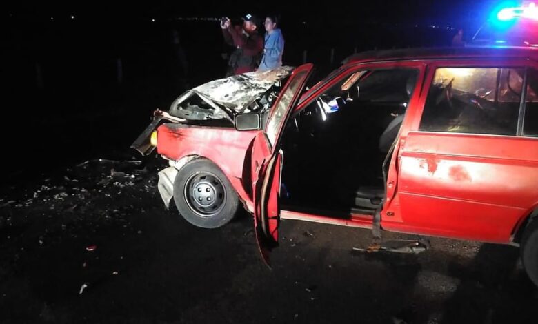 Choque, San Hipólito-Xalapa, accidente