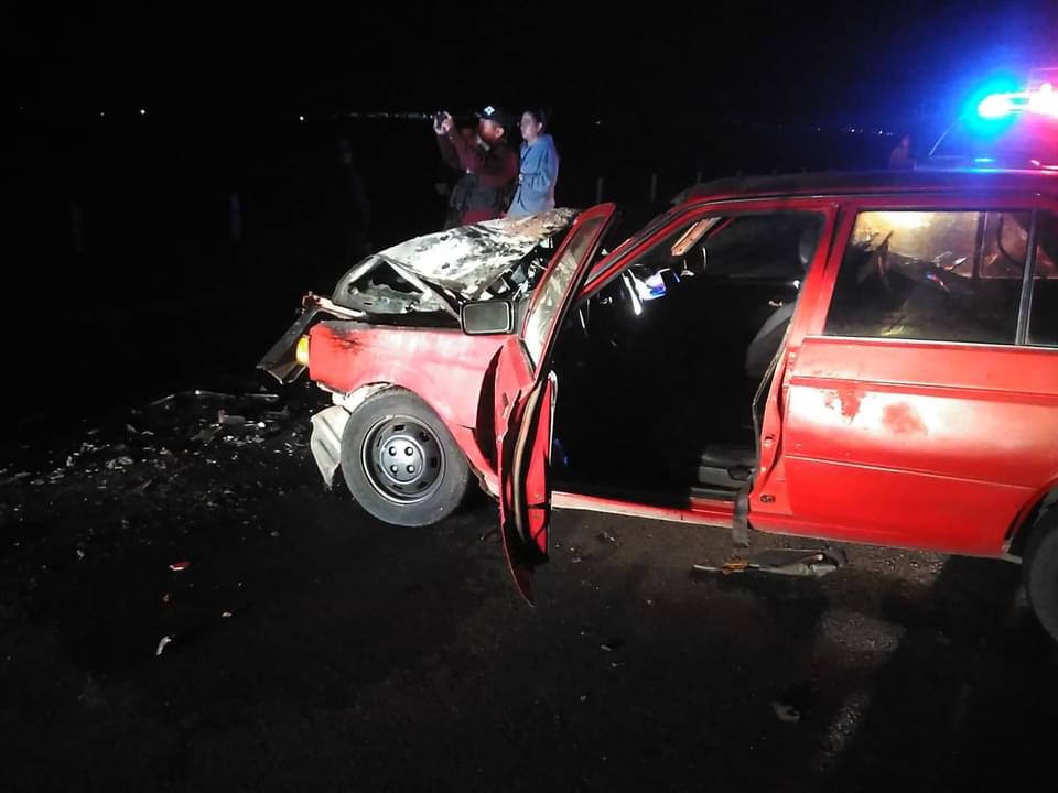 Choque, San Hipólito-Xalapa, accidente